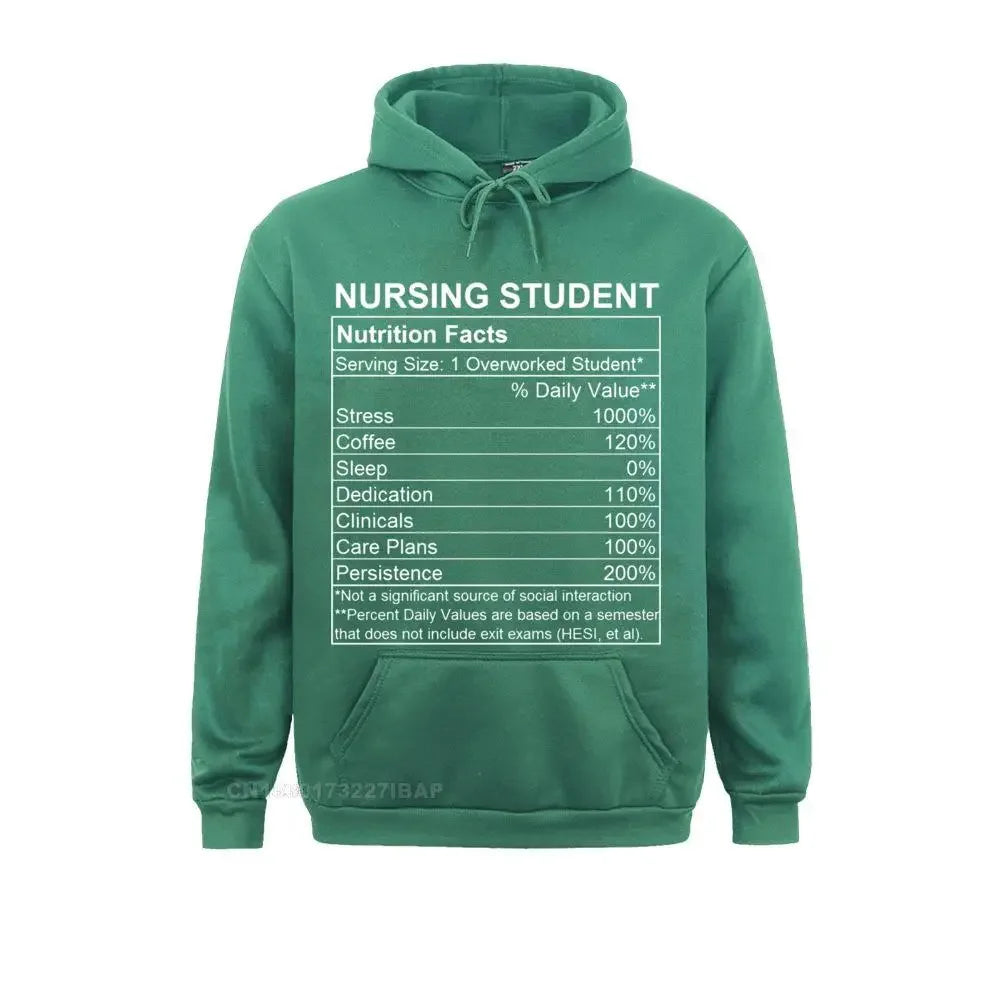 Funny Nursing Student Nurse Gift Idea Hoodie Hoodies Sportswears ostern Day Fitted Casual Women Sweatshirts Geek Sweater