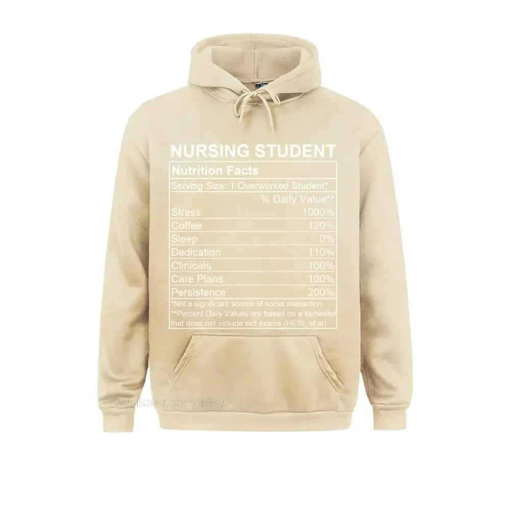 Funny Nursing Student Nurse Gift Idea Hoodie Hoodies Sportswears ostern Day Fitted Casual Women Sweatshirts Geek Sweater