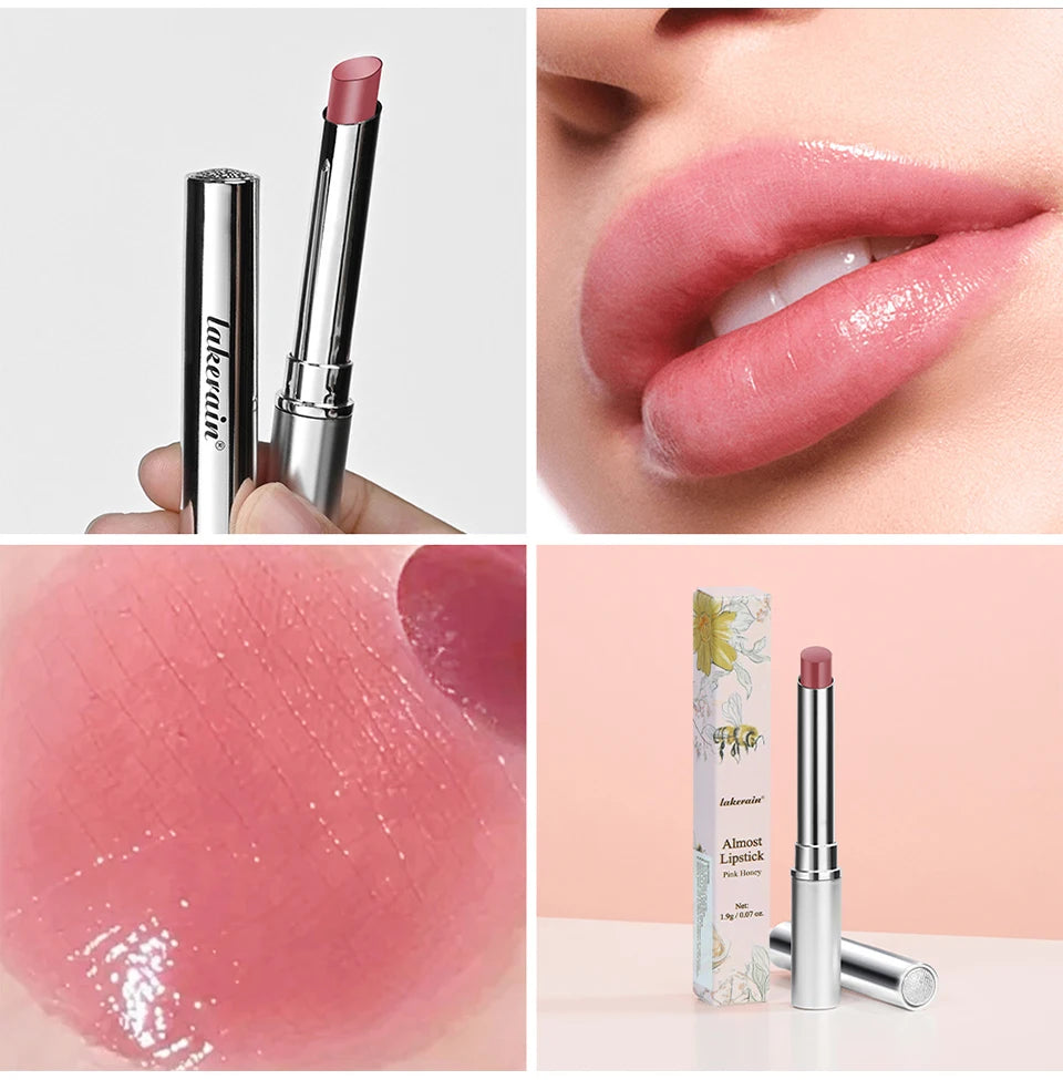 Black Honey Lipstick Long Lasting Moisturizing Natural Lip Plumper Makeup Lip Plumping Gloss Cosmetics Exfoliating for Lip