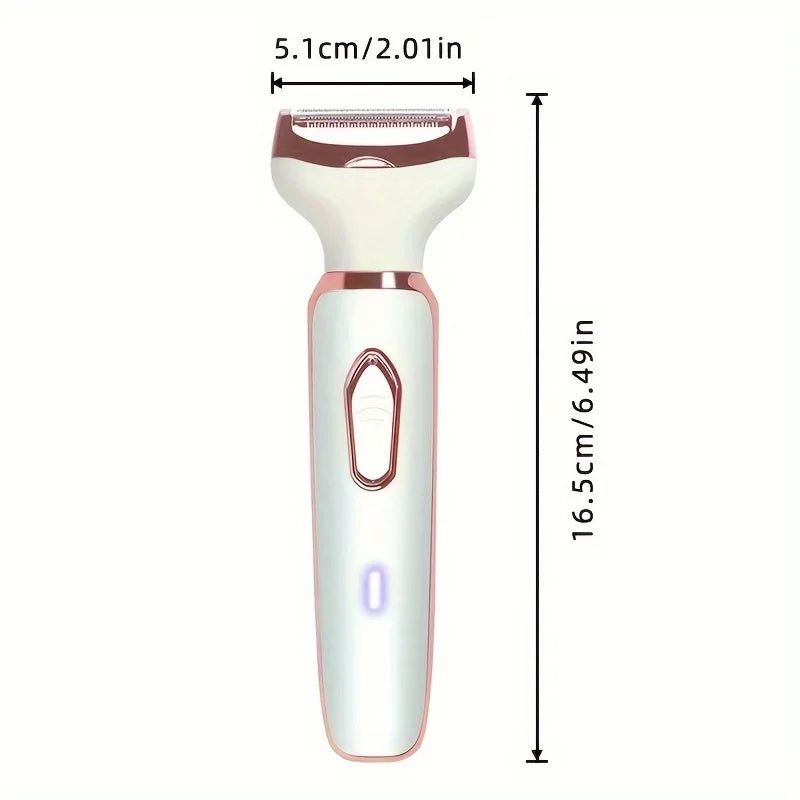 4 In 1 Electric Lady Shaver Body Hair Removal Epilator Painless Cordless Trimmer Razor Gifts For Women