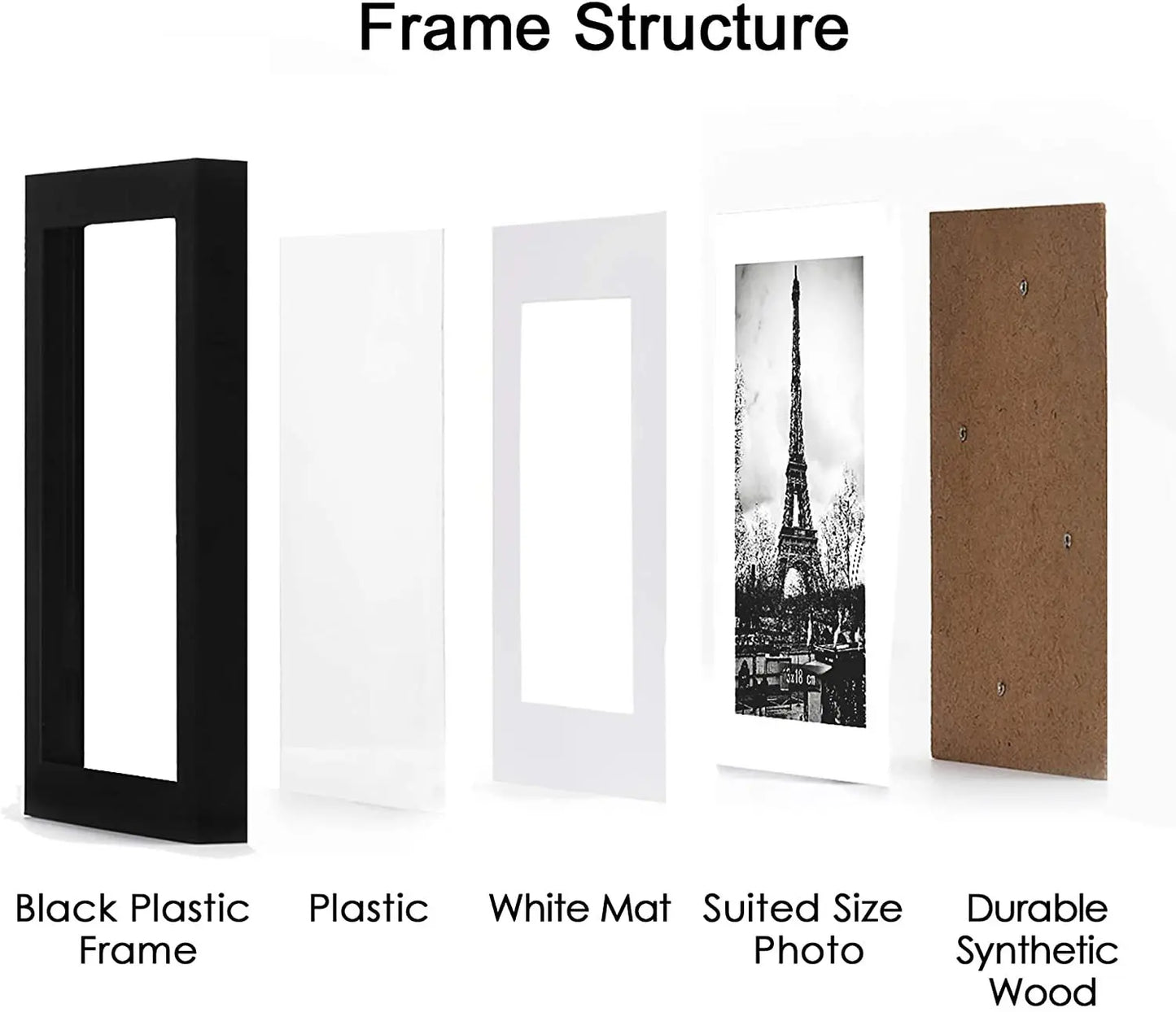 5x7/8x10/11x14 Picture Frame Display Pictures Multi Photo Frames Collage For Wall Tabletop Display Photo Album Decoration