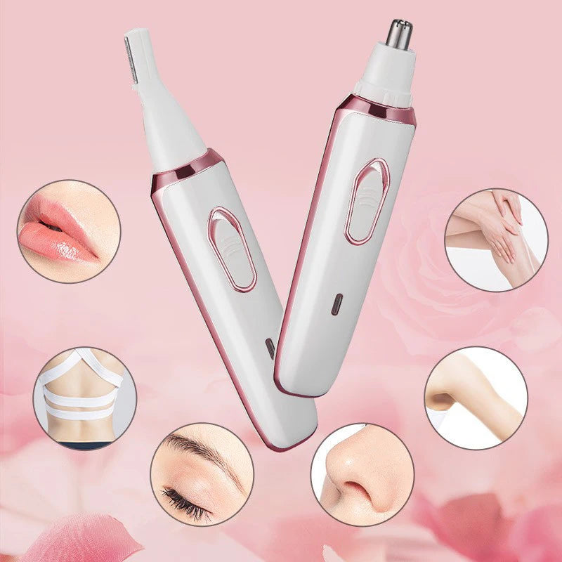 4 In 1 Electric Lady Shaver Body Hair Removal Epilator Painless Cordless Trimmer Razor Gifts For Women