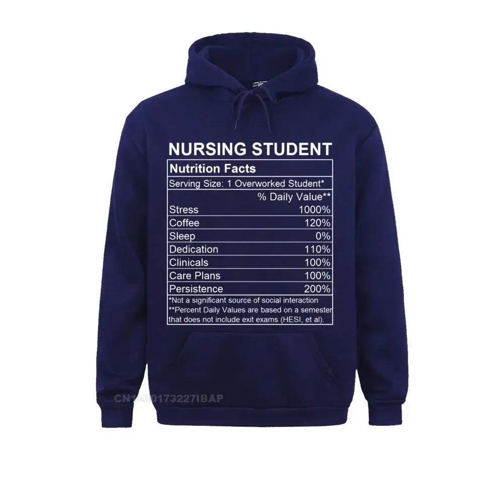 Funny Nursing Student Nurse Gift Idea Hoodie Hoodies Sportswears ostern Day Fitted Casual Women Sweatshirts Geek Sweater