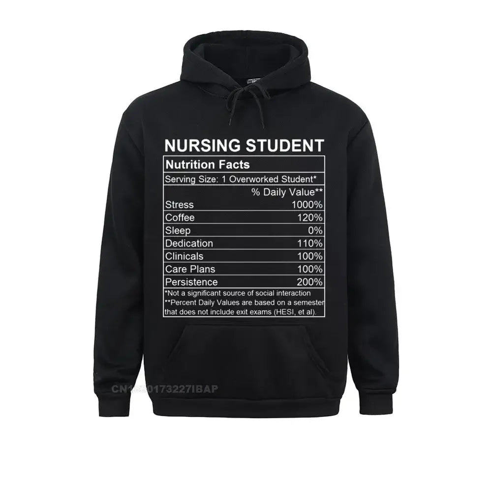 Funny Nursing Student Nurse Gift Idea Hoodie Hoodies Sportswears ostern Day Fitted Casual Women Sweatshirts Geek Sweater