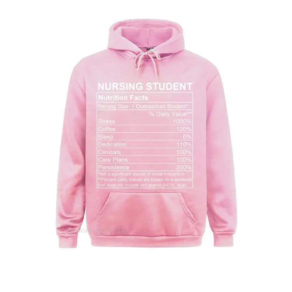 Funny Nursing Student Nurse Gift Idea Hoodie Hoodies Sportswears ostern Day Fitted Casual Women Sweatshirts Geek Sweater