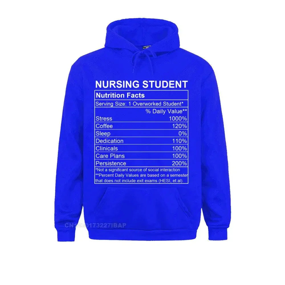 Funny Nursing Student Nurse Gift Idea Hoodie Hoodies Sportswears ostern Day Fitted Casual Women Sweatshirts Geek Sweater