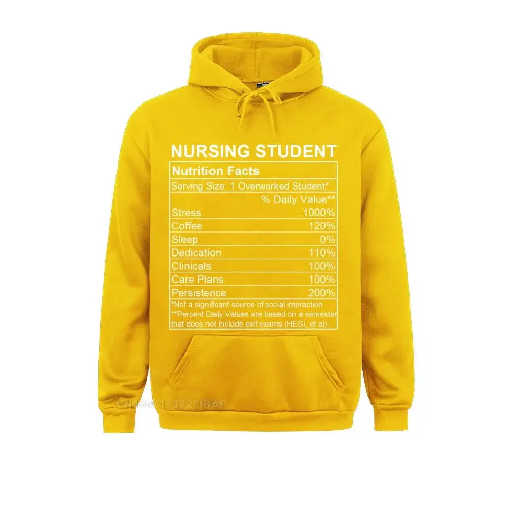 Funny Nursing Student Nurse Gift Idea Hoodie Hoodies Sportswears ostern Day Fitted Casual Women Sweatshirts Geek Sweater