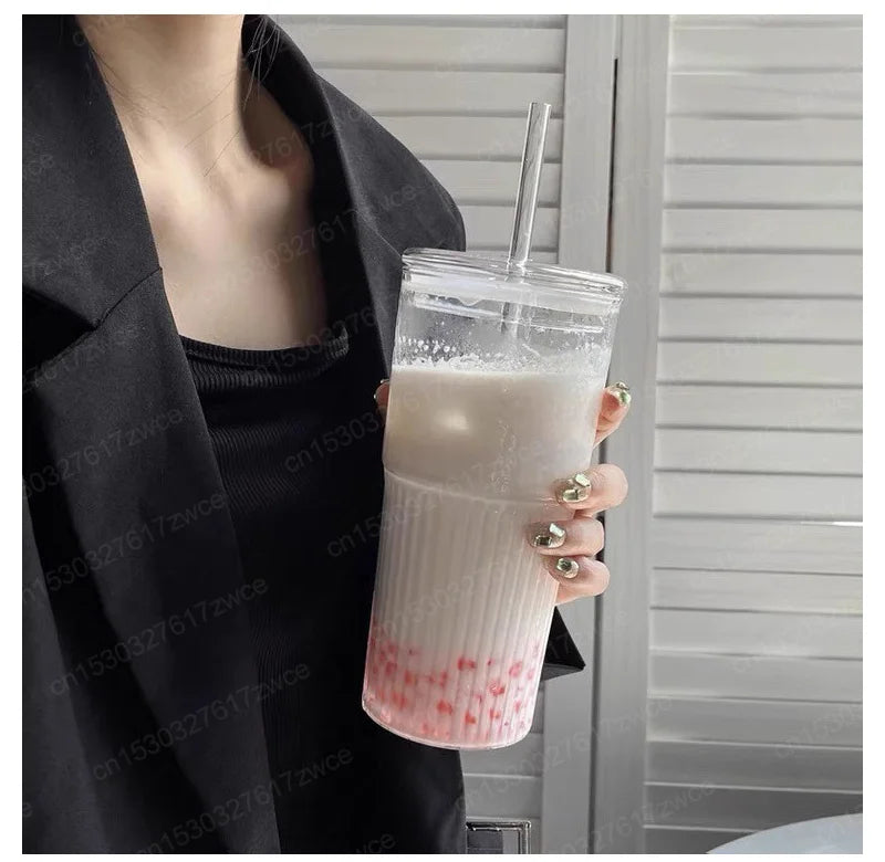 30cm Straight Drinking Straws Vacuum Tumbler Themos Cup Bottle Replacement Straw with Brush Suitable for Stanley 18-40oz