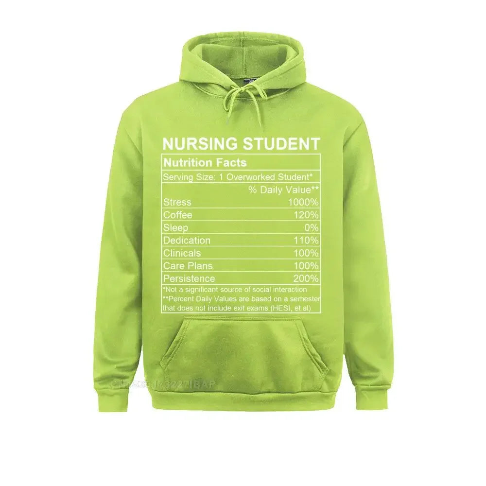 Funny Nursing Student Nurse Gift Idea Hoodie Hoodies Sportswears ostern Day Fitted Casual Women Sweatshirts Geek Sweater