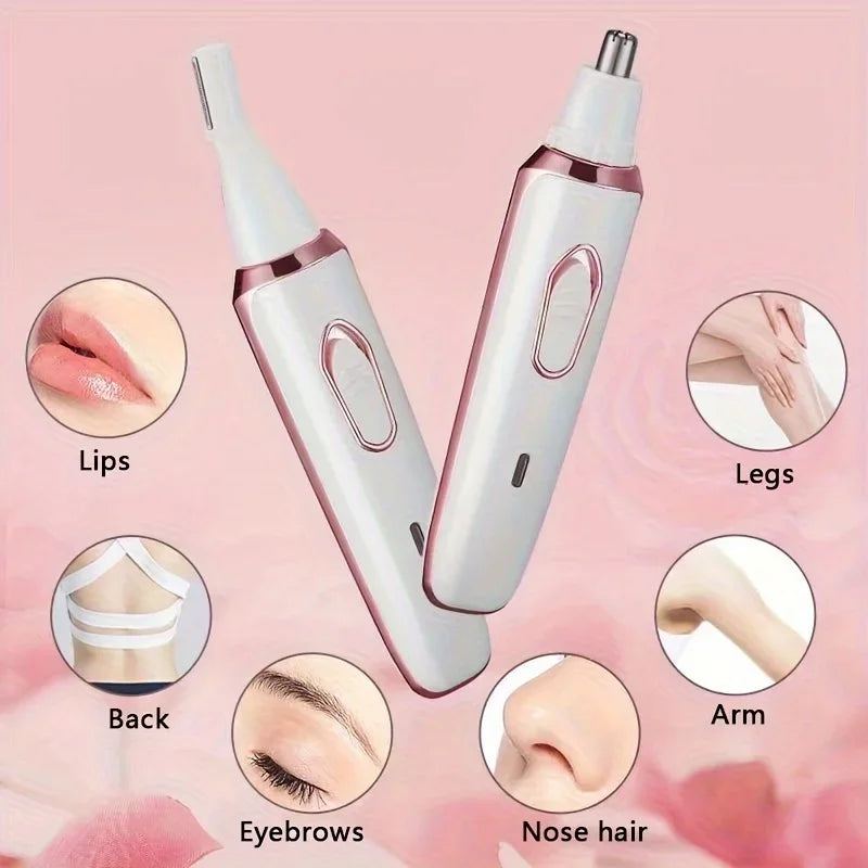 4 In 1 Electric Lady Shaver Body Hair Removal Epilator Painless Cordless Trimmer Razor Gifts For Women