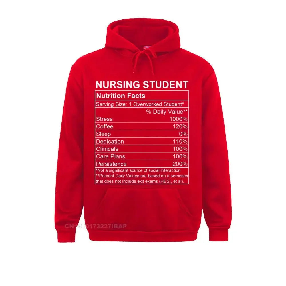 Funny Nursing Student Nurse Gift Idea Hoodie Hoodies Sportswears ostern Day Fitted Casual Women Sweatshirts Geek Sweater