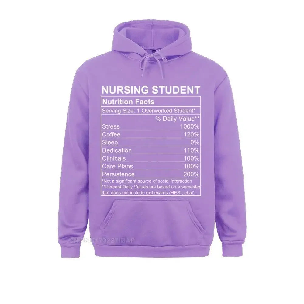 Funny Nursing Student Nurse Gift Idea Hoodie Hoodies Sportswears ostern Day Fitted Casual Women Sweatshirts Geek Sweater